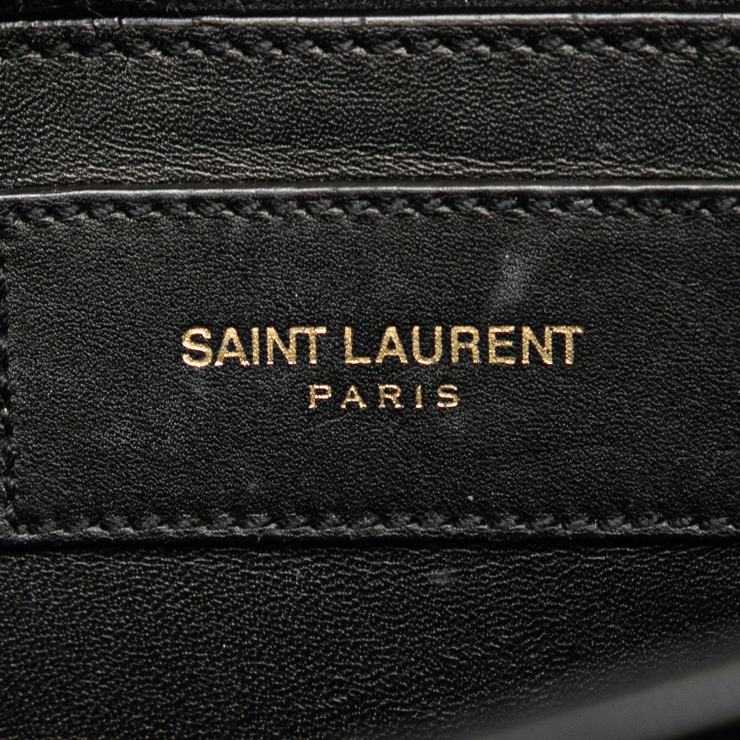 Saint Laurent Small Cuir Monogram Kate Tassel Sac porté croisé Noir – GABY PARIS Authentique