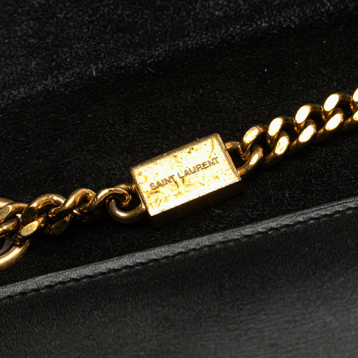 Saint Laurent Small Cuir Monogram Kate Tassel Sac porté croisé Noir – GABY PARIS Authentique