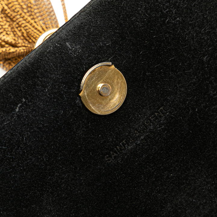 Saint Laurent Small Cuir Monogram Kate Tassel Sac porté croisé Noir – GABY PARIS Authentique