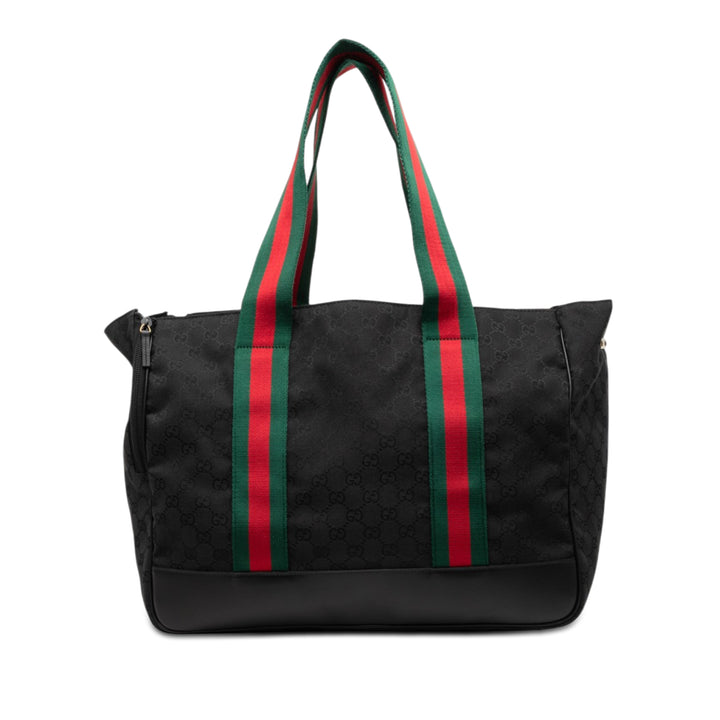 Gucci GG Toile Web Dog Carrier Sac