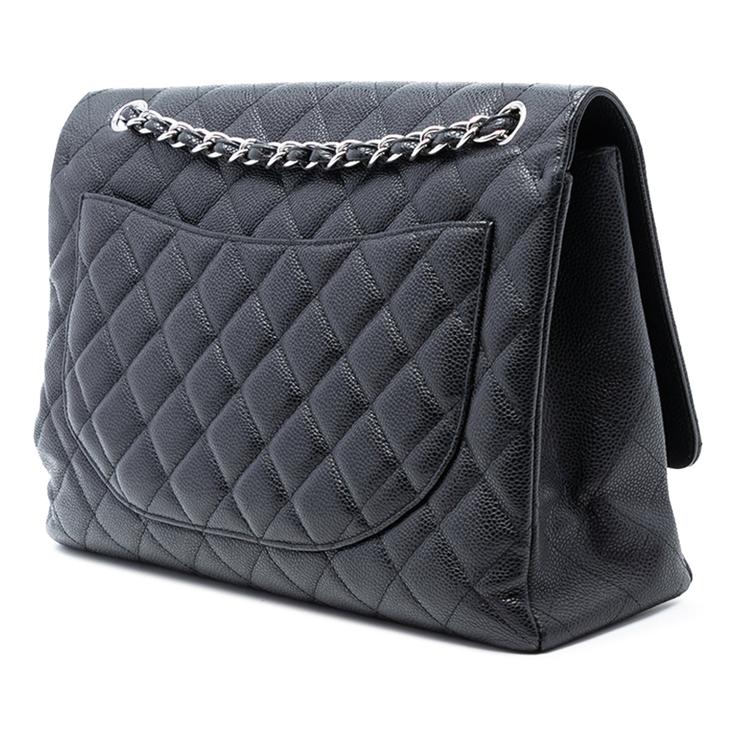 Chanel Maxi Classic Caviar Simple rabat
