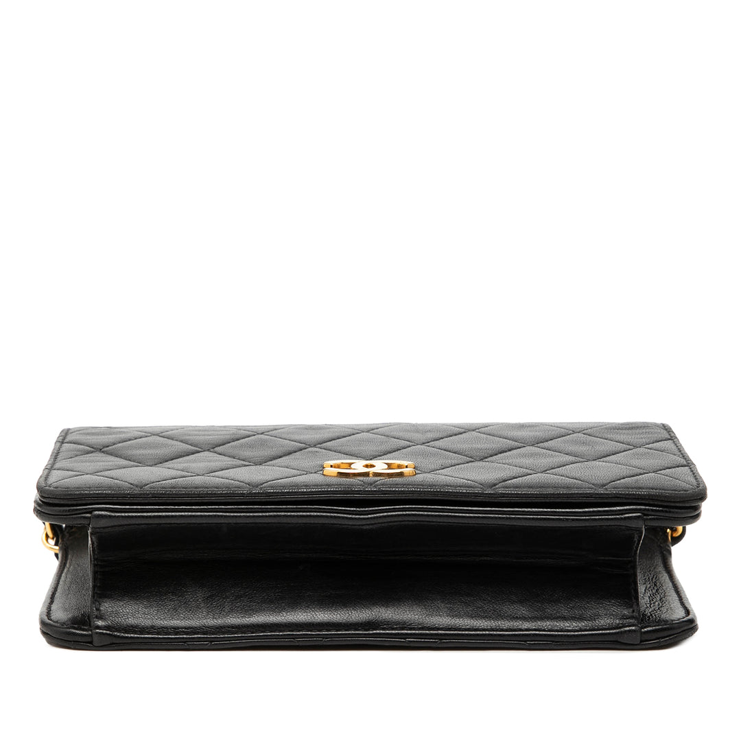 Chanel CC Matelassé Cuir d’agneau Full Simple rabat