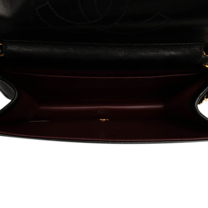 Chanel CC Matelassé Cuir d’agneau Full Simple rabat