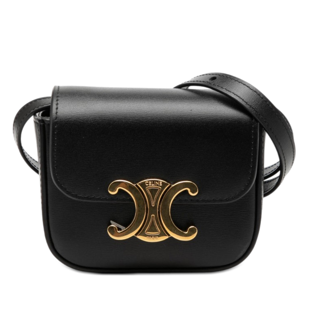 Celine Mini Cuir de veau Claude Sac porté croisé