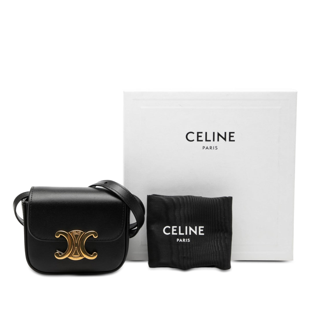 Celine Mini Cuir de veau Claude Sac porté croisé
