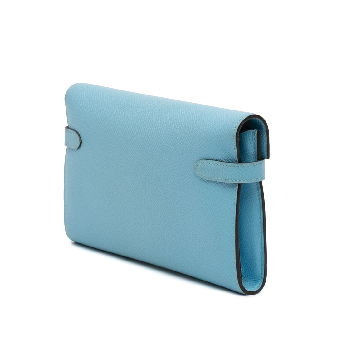 Hermès Epsom Kelly Longue Wallet Bleu – GABY PARIS Authentique