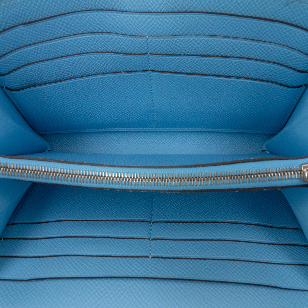 Hermès Epsom Kelly Longue Wallet Bleu – GABY PARIS Authentique