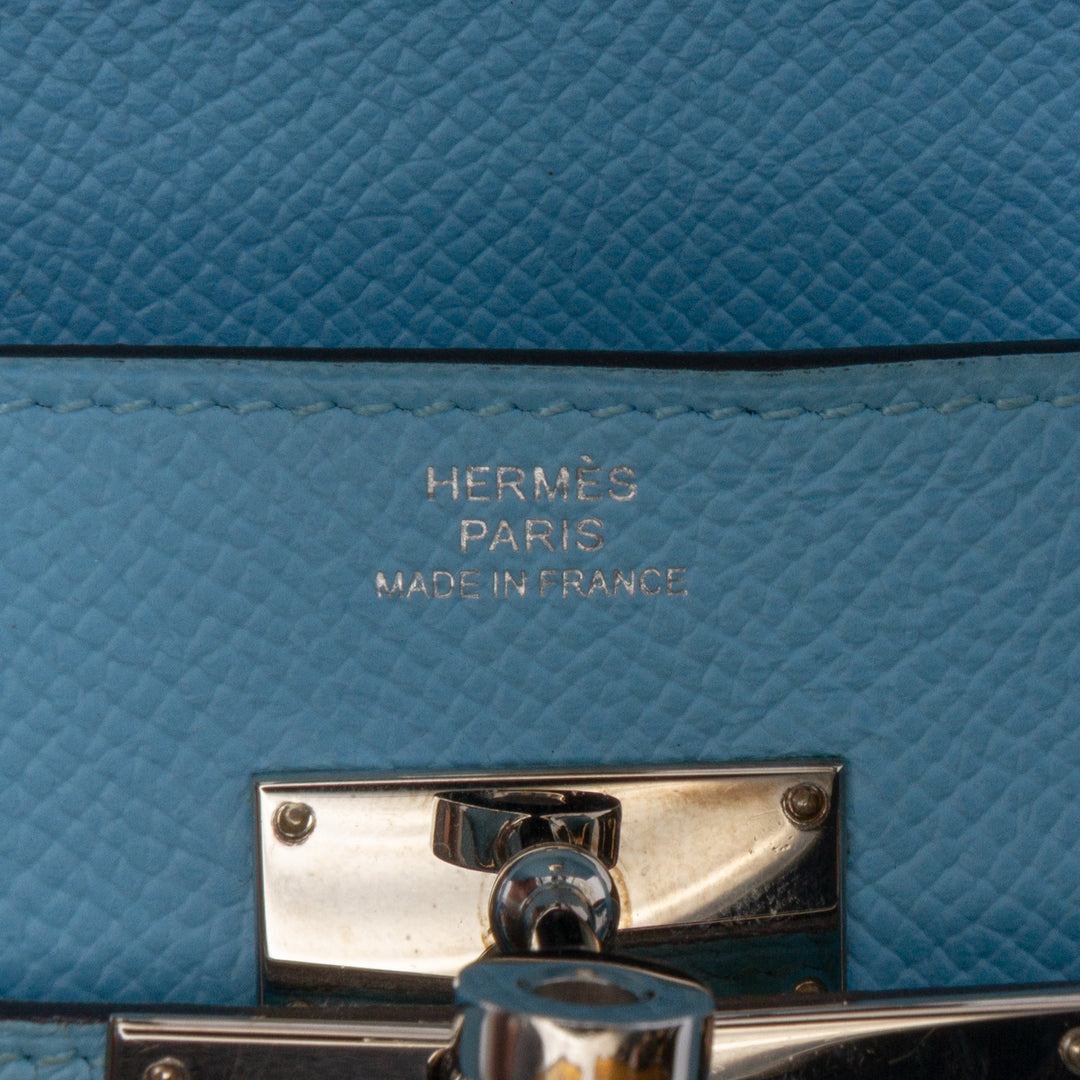 Hermès Epsom Kelly Longue Wallet Bleu – GABY PARIS Authentique