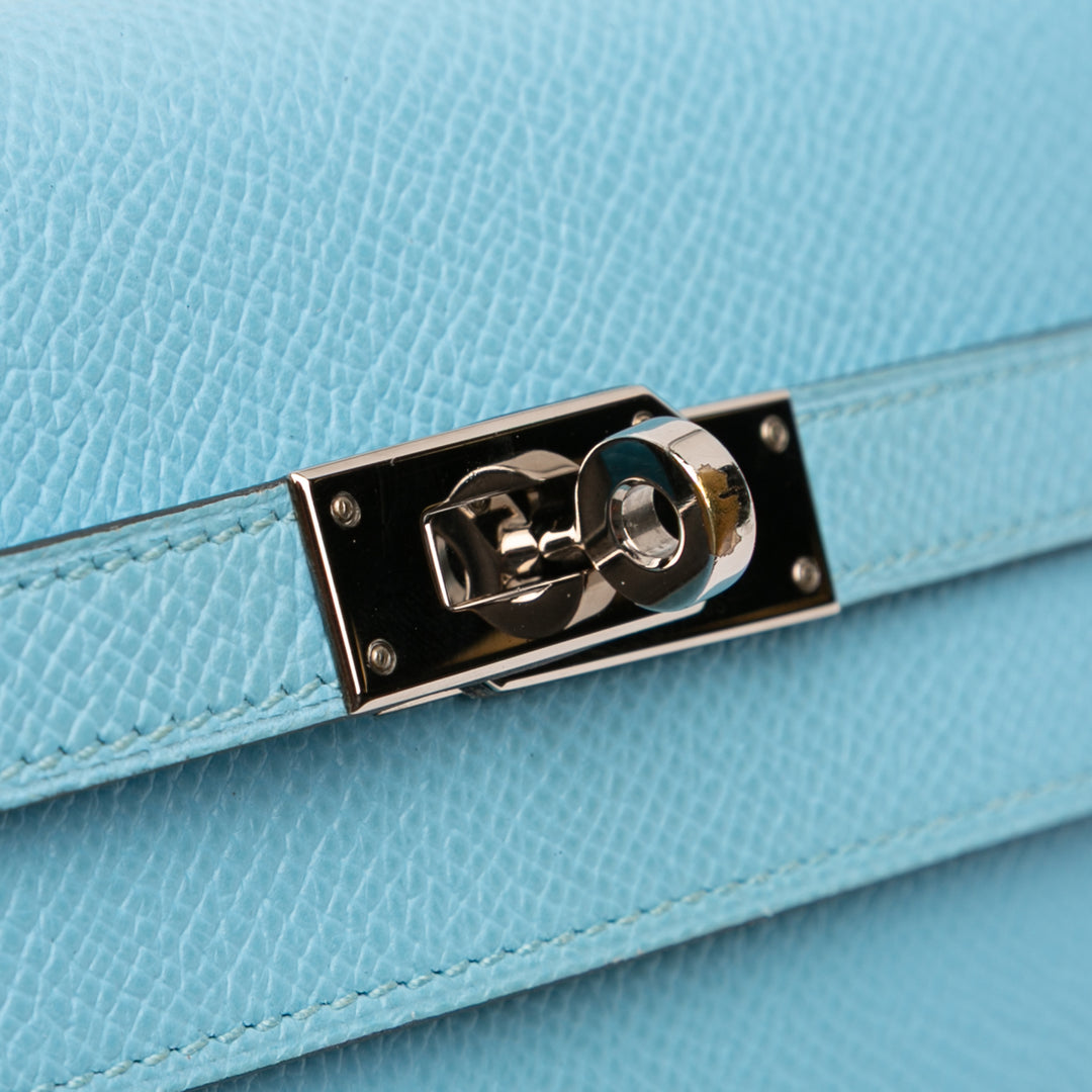 Hermès Epsom Kelly Longue Wallet Bleu – GABY PARIS Authentique