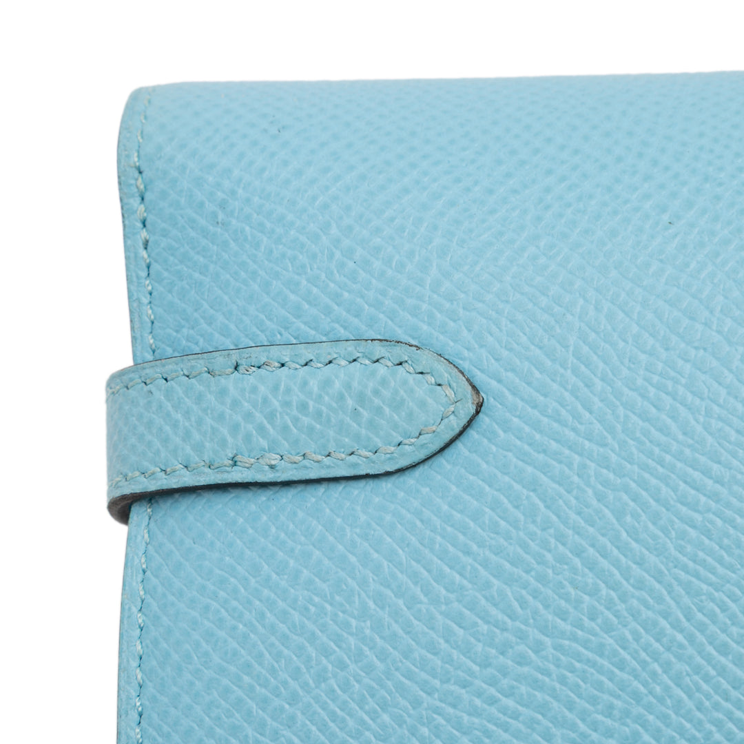 Hermès Epsom Kelly Longue Wallet Bleu – GABY PARIS Authentique