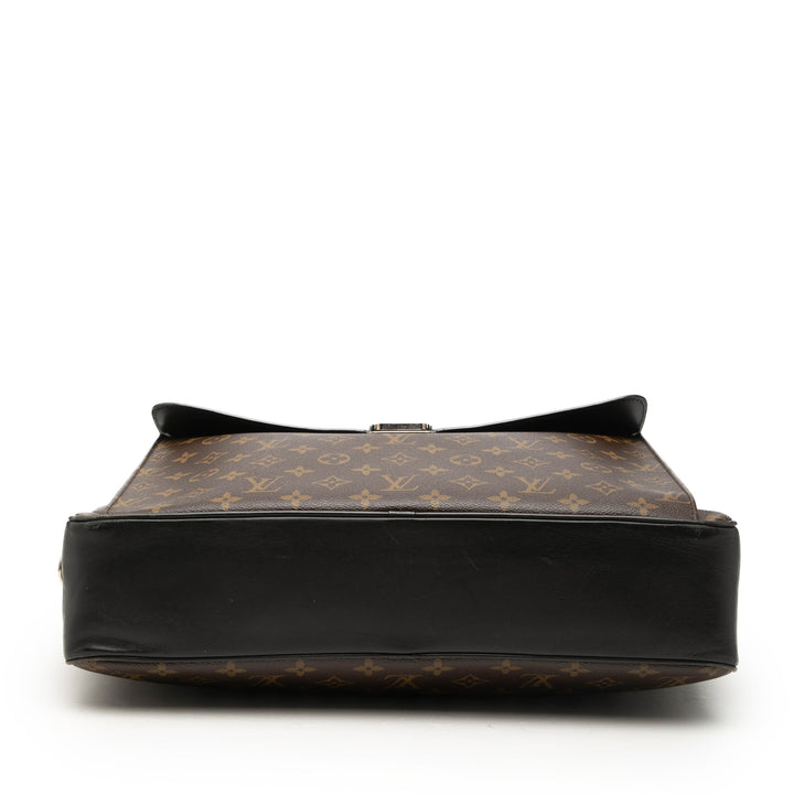 Louis Vuitton Macassar Souple Porte-documents Monogram Marron – vue 3 – GABY PARIS