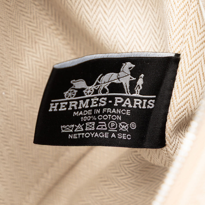 Hermès Small Toile Bride A Brac H Pavillon Étui
