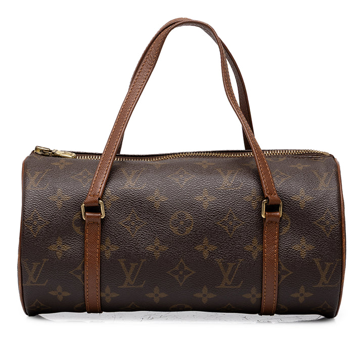 Louis Vuitton Sac à main Papillon 26 Monogram Marron – vue principale – GABY PARIS