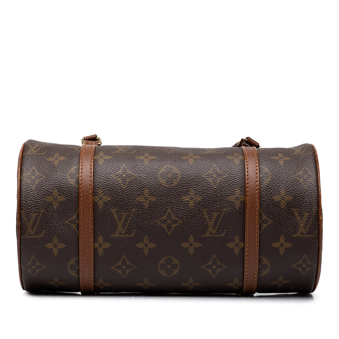 Louis Vuitton Sac à main Papillon 26 Monogram Marron – vue 3 – GABY PARIS