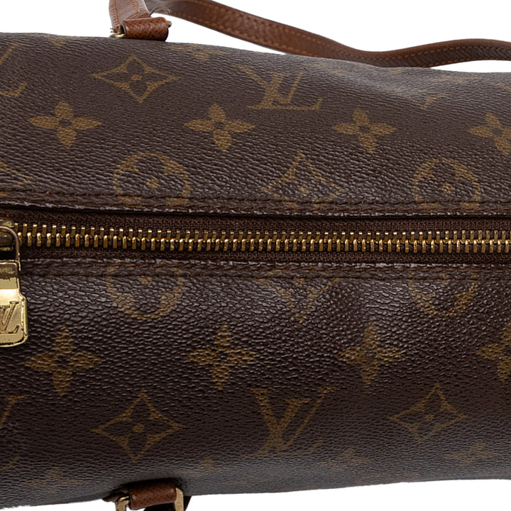 Louis Vuitton Sac à main Papillon 26 Monogram Marron – vue 6 – GABY PARIS
