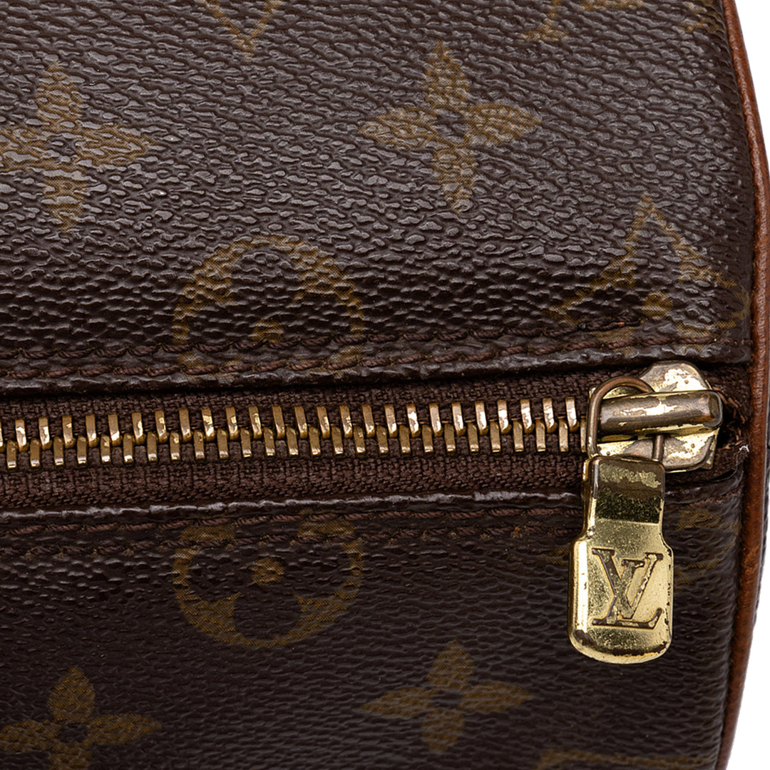 Louis Vuitton Sac à main Papillon 26 Monogram Marron – vue 7 – GABY PARIS