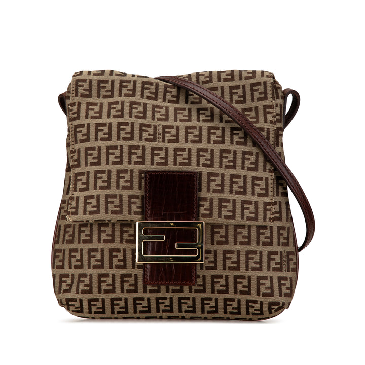 Zucchino Canvas Crossbody Brown - Gaby Paris