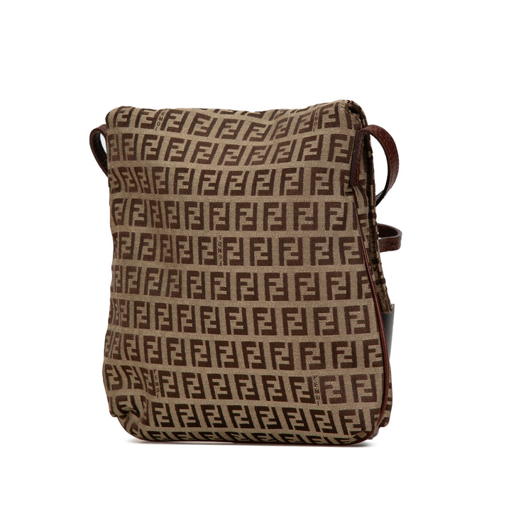 Zucchino Canvas Crossbody Brown - Gaby Paris