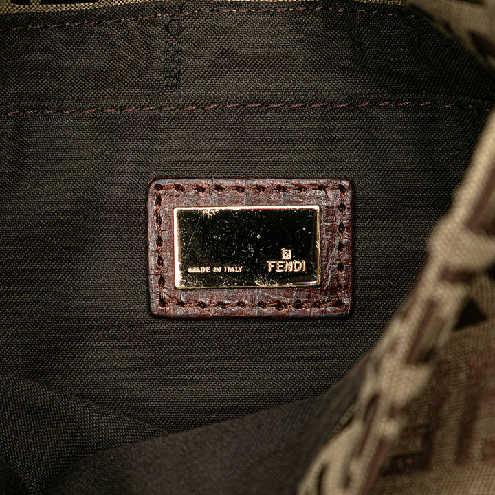 Zucchino Canvas Crossbody Brown - Gaby Paris