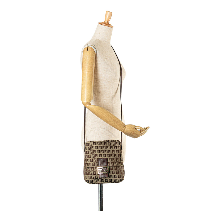 Zucchino Canvas Crossbody Brown - Gaby Paris