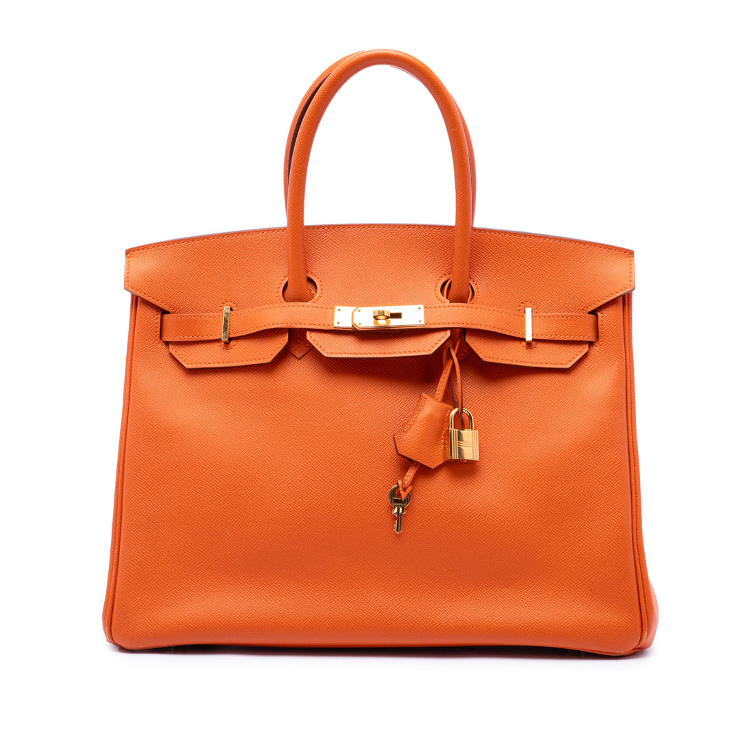 Hermès Birkin Retourne 35 Epsom Orange