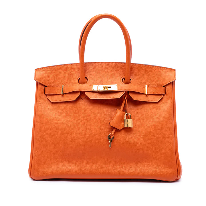 Hermès Birkin Retourne 35 Epsom Orange