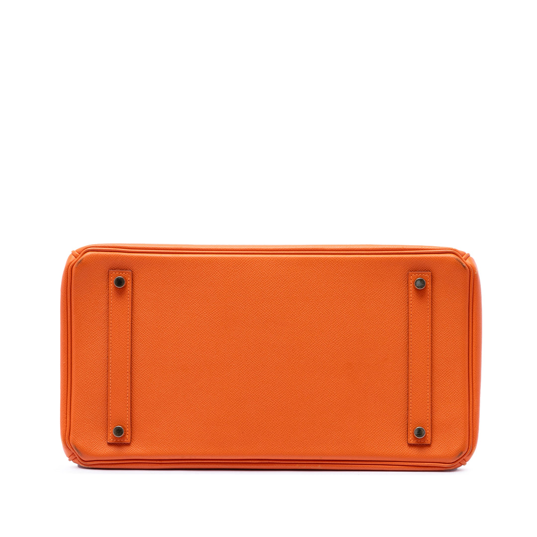 Hermès Birkin Retourne 35 Epsom Orange