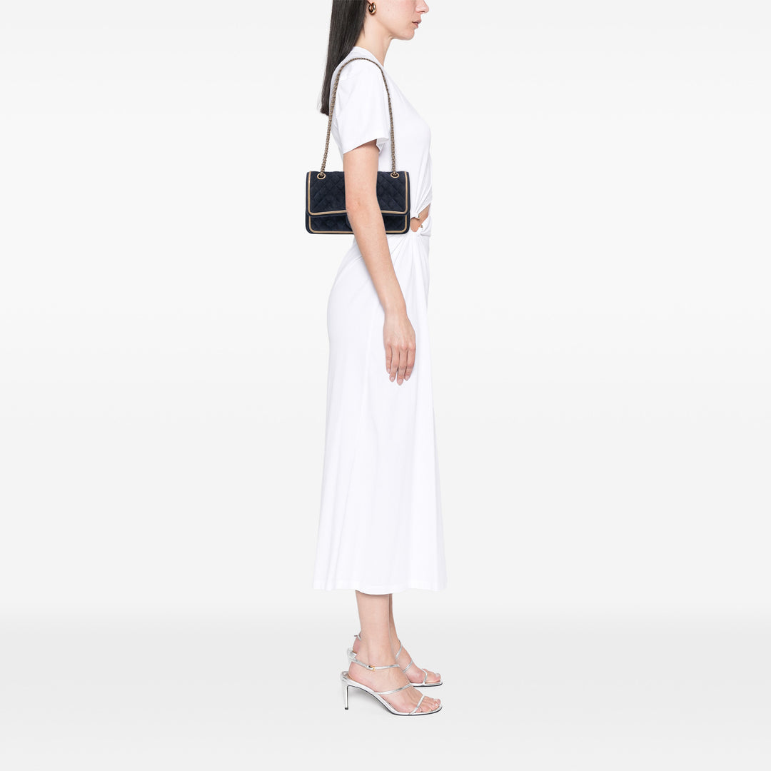 Chanel Reissue 2.55 Quilted Daim Double rabat 225 Bleu