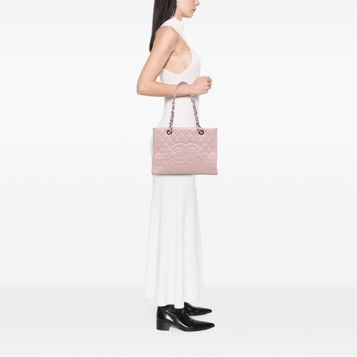 Caviar Grand Shopping Tote Pink - Gaby Paris