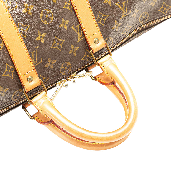 Louis Vuitton Monogram Keepall 45 Marron