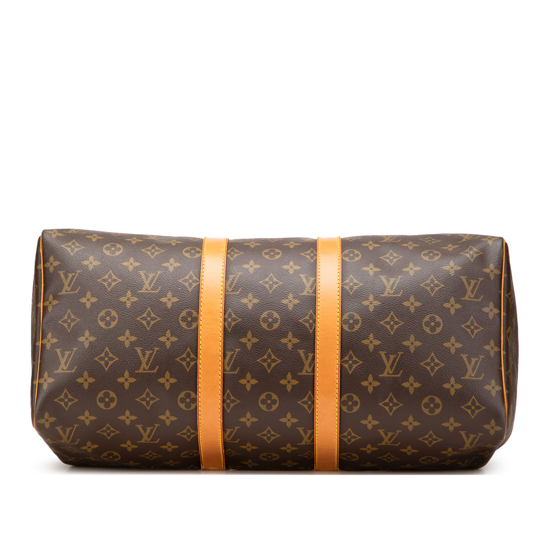 Louis Vuitton Monogram Keepall 45 Marron