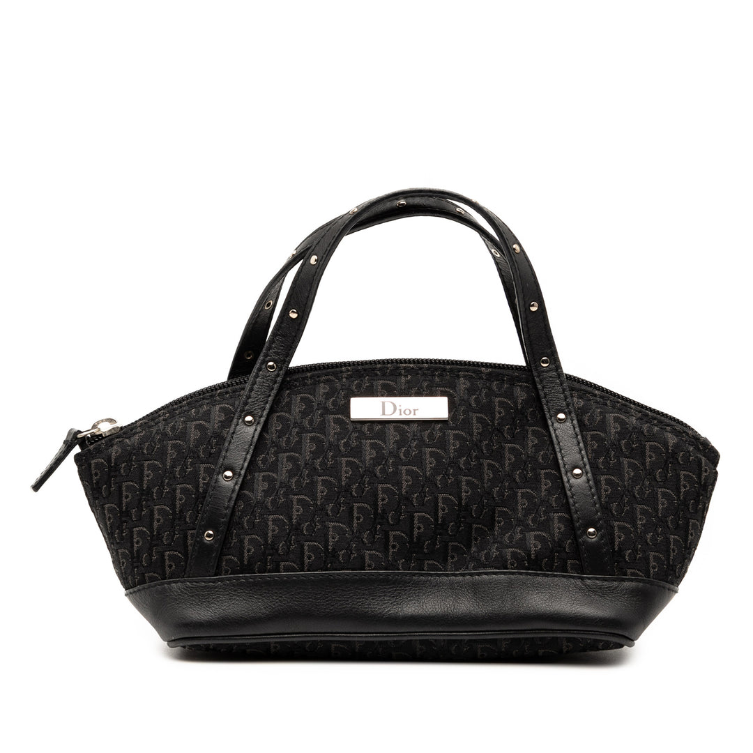 Dior Mini Diorissimo Trotter Toile Street Chic Sac à main Noir – GABY PARIS Authentique