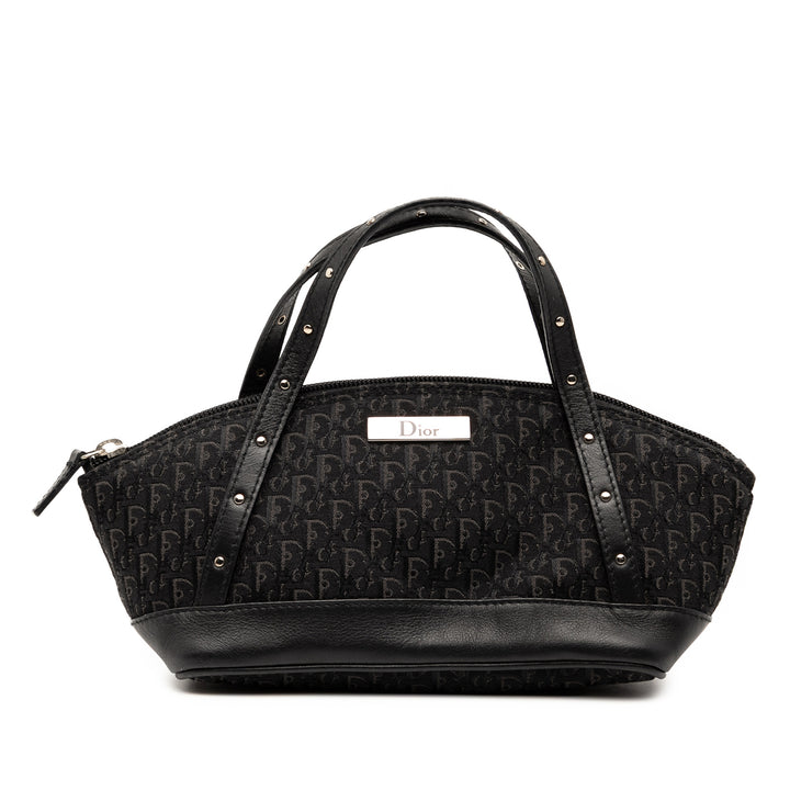 Dior Mini Diorissimo Trotter Toile Street Chic Sac à main Noir – GABY PARIS Authentique