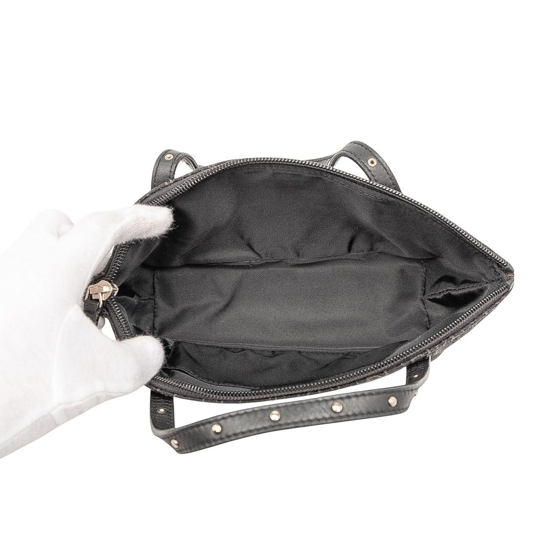 Dior Mini Diorissimo Trotter Toile Street Chic Sac à main Noir – GABY PARIS Authentique
