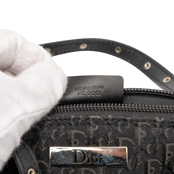 Dior Mini Diorissimo Trotter Toile Street Chic Sac à main Noir – GABY PARIS Authentique