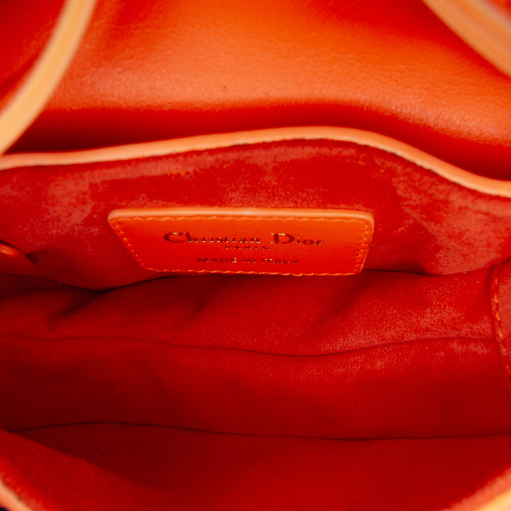 Dior Micro Cuir de chèvre Saddle Sac