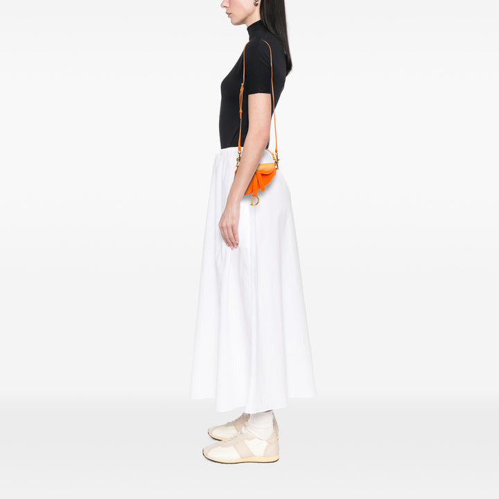 Dior Micro Cuir de chèvre Saddle Sac