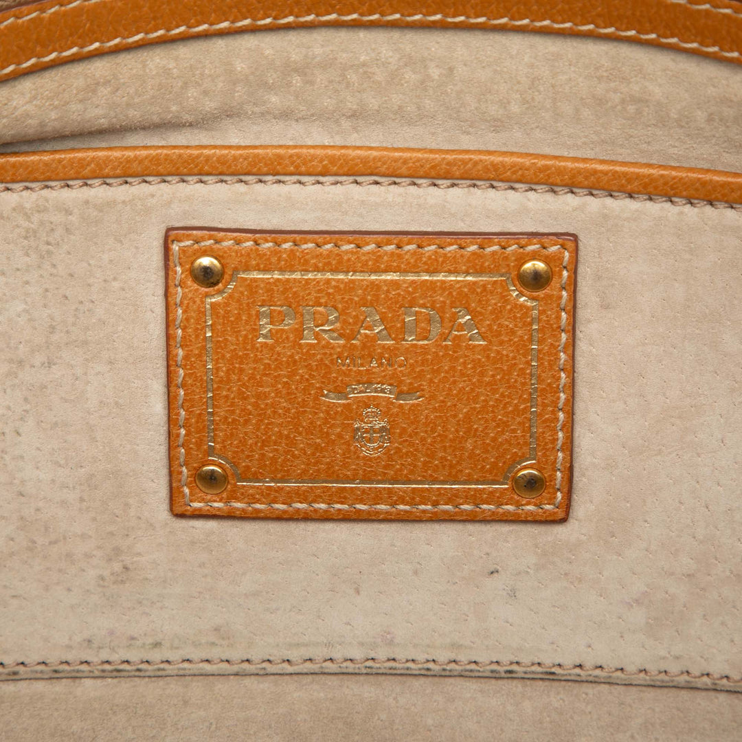 Prada Cinghiale à finitions Canapa Sac