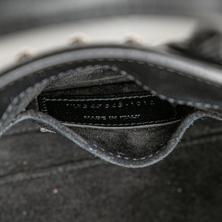 Saint Laurent Nano Grain de Poudre Studded Sac de Jour Sac cartable Noir