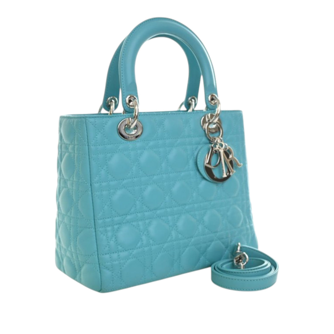 Dior Medium Cuir d’agneau Cannage Lady Dior