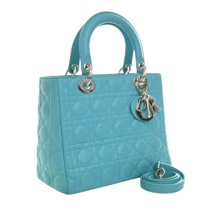 Dior Medium Cuir d’agneau Cannage Lady Dior