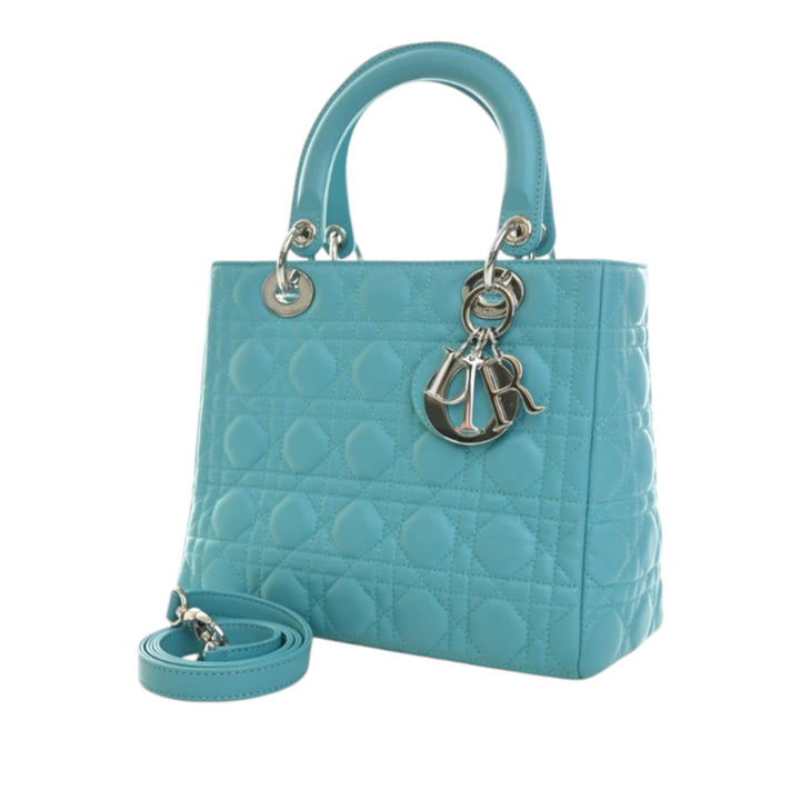 Dior Medium Cuir d’agneau Cannage Lady Dior