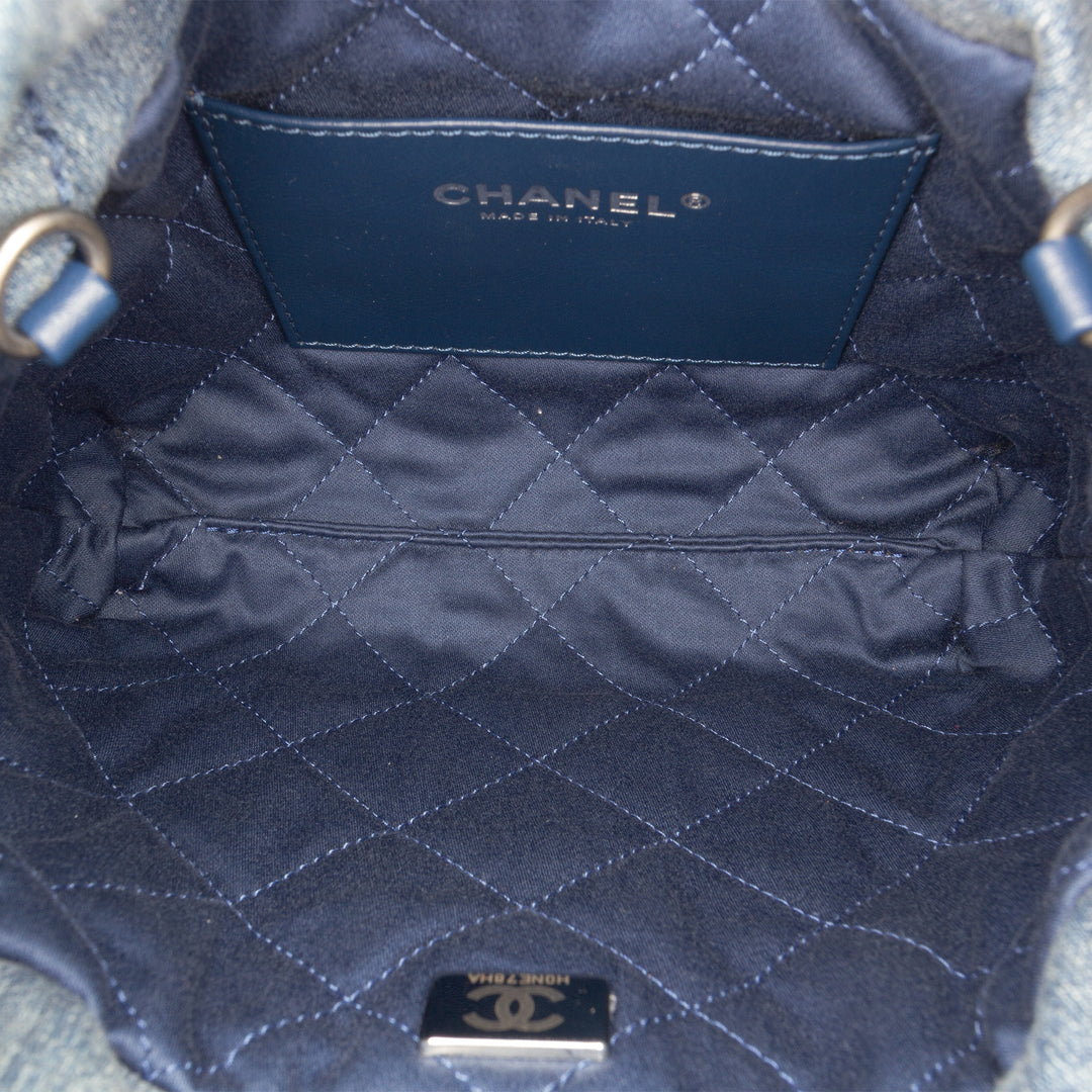 clouté 22 Sac Mini Jean Bleu