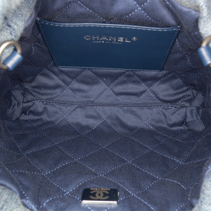 clouté 22 Sac Mini Jean Bleu