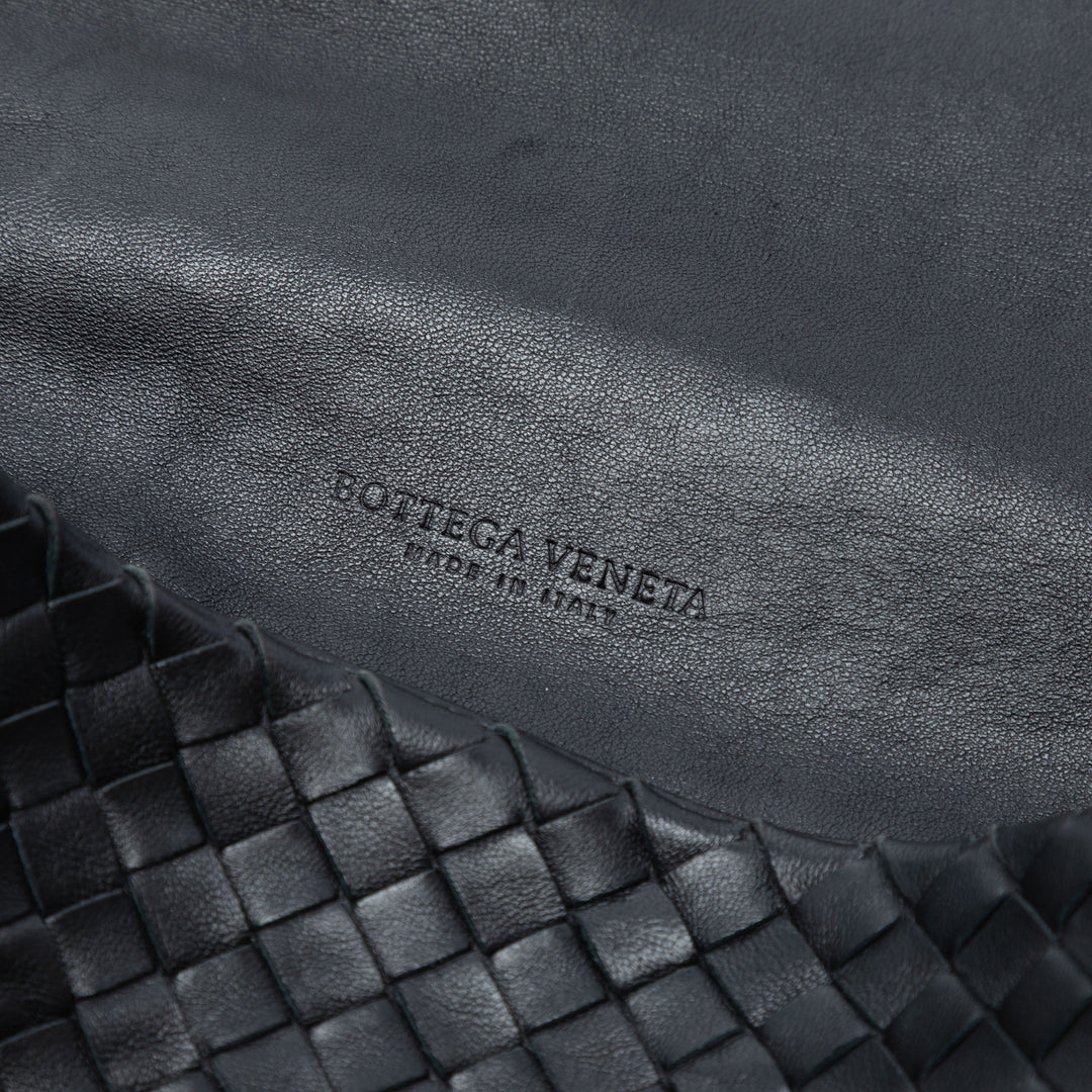 Bottega Veneta Nappa Intrecciato Flap Sac porté croisé Noir – GABY PARIS Authentique