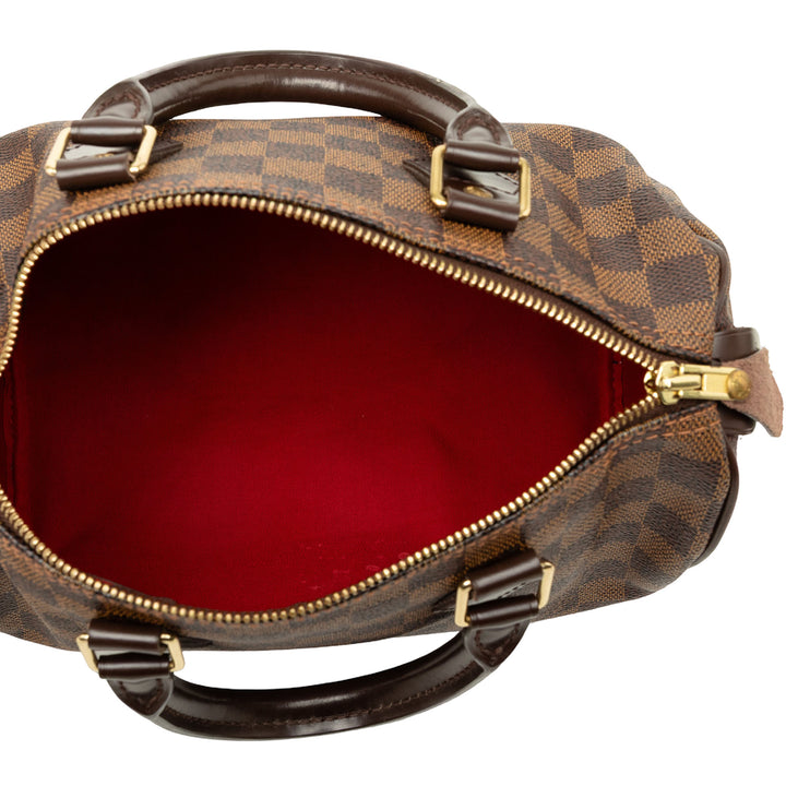 Louis Vuitton Sac à main Speedy 25 Damier Ébène Marron – vue 4 – GABY PARIS