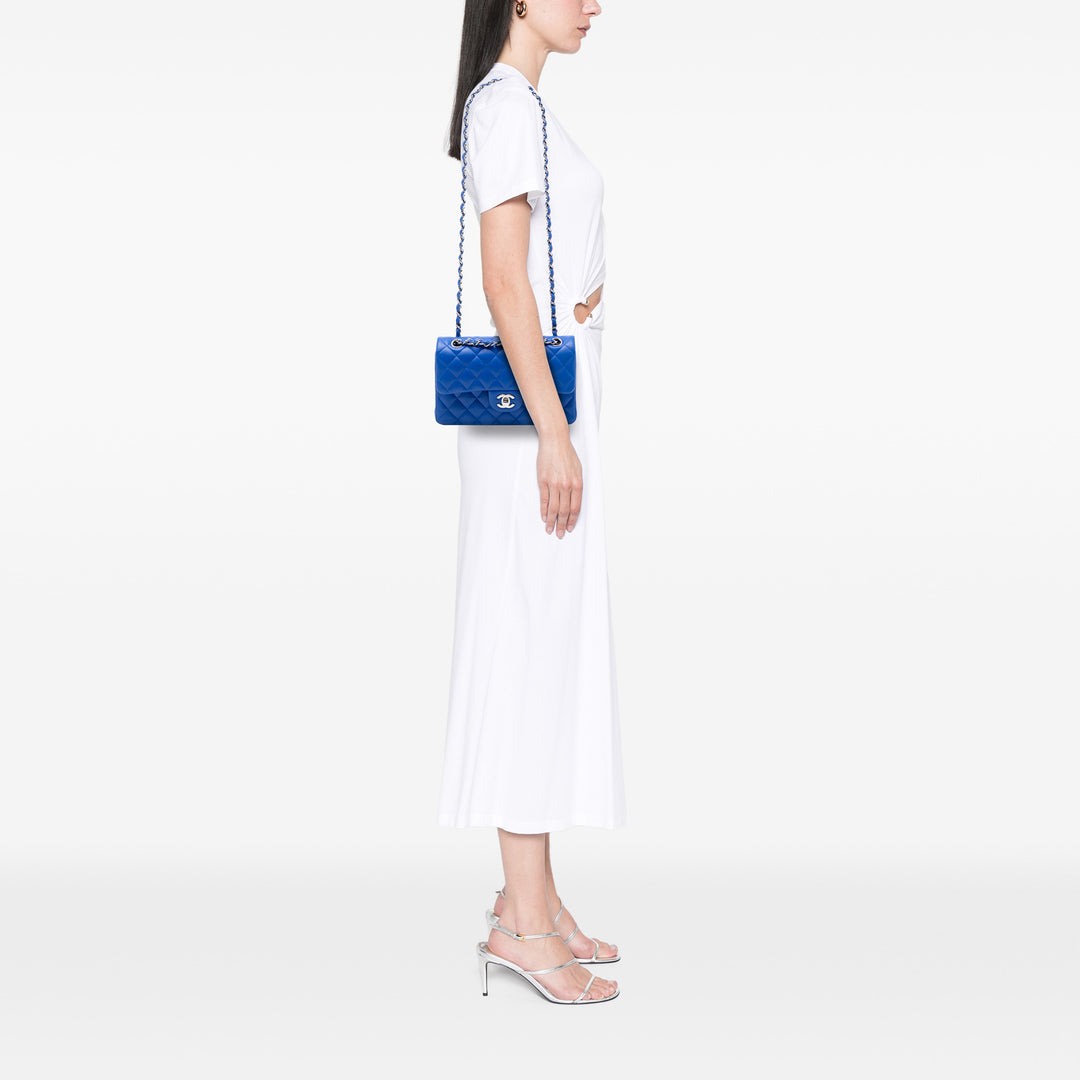 Chanel Small Classic Cuir d’agneau Double rabat