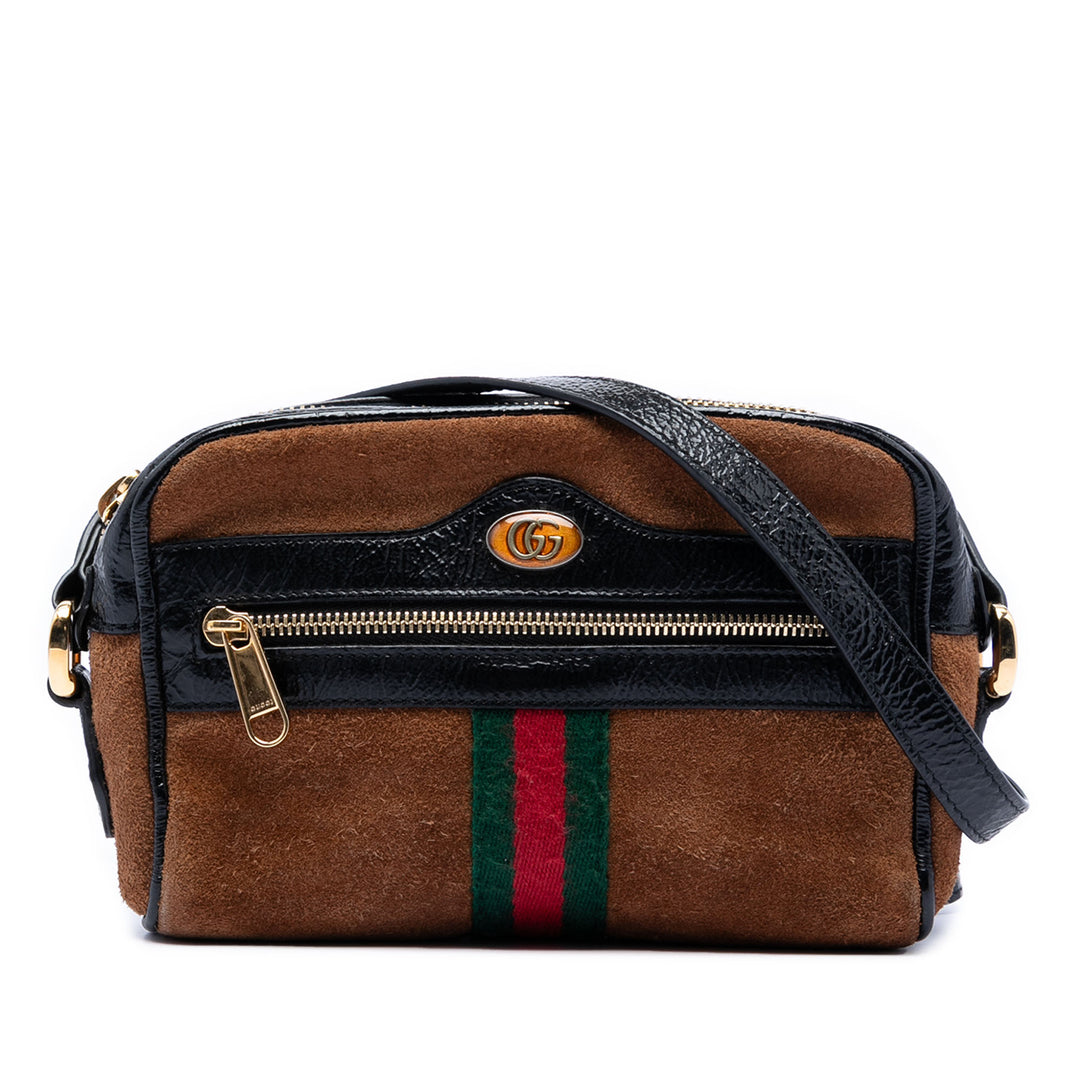 Gucci Mini Daim Web Ophidia Sac porté croisé