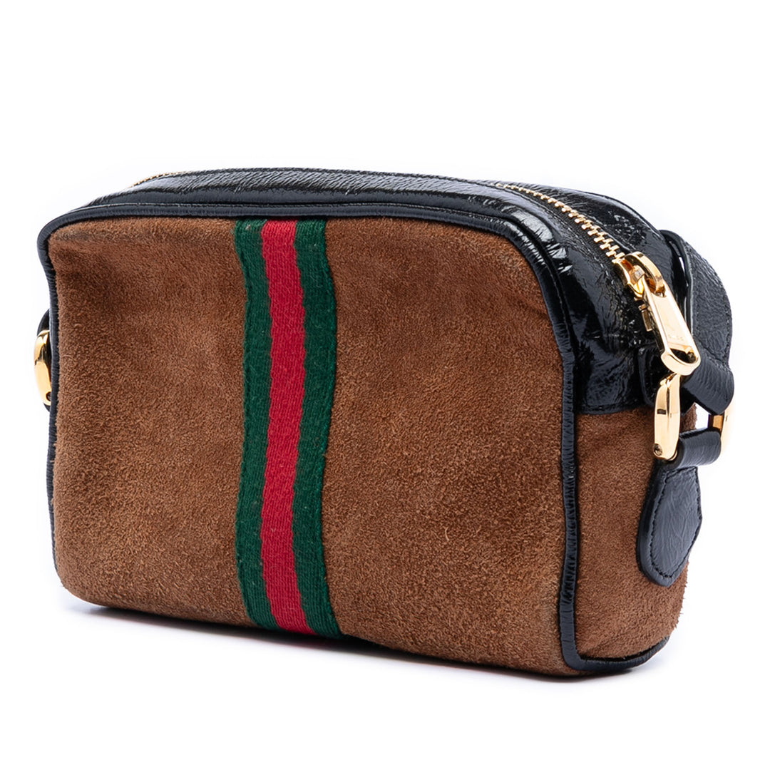 Gucci Mini Daim Web Ophidia Sac porté croisé