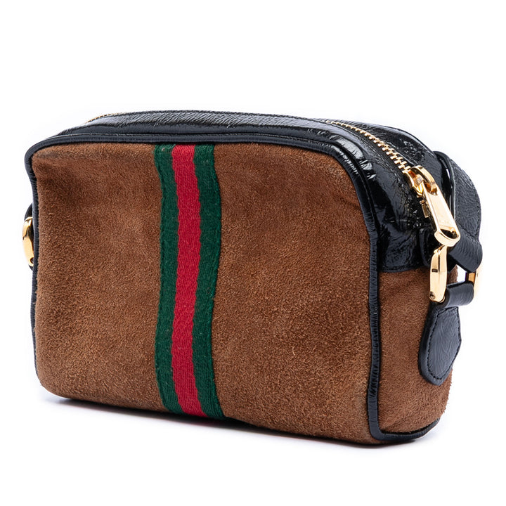 Gucci Mini Daim Web Ophidia Sac porté croisé